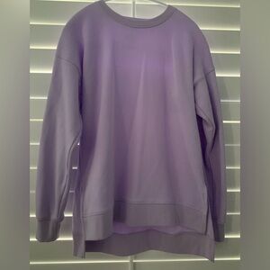 Long sleeve light purple sweatshirt by Tech Gear.